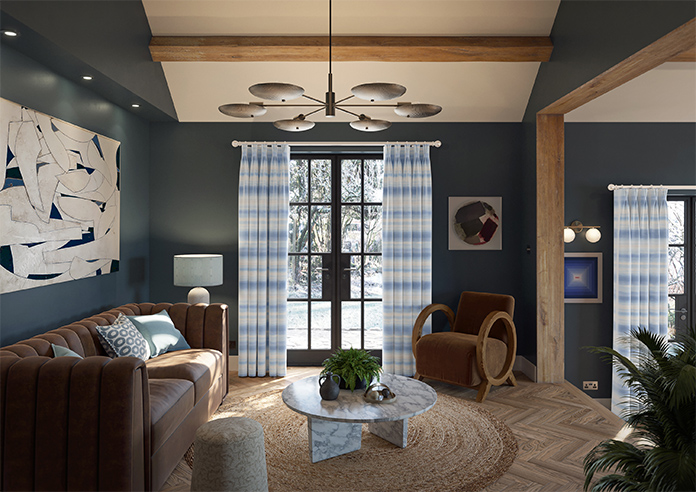 Ombre Velvet, Sky - Made to Measure Curtains - Image 14